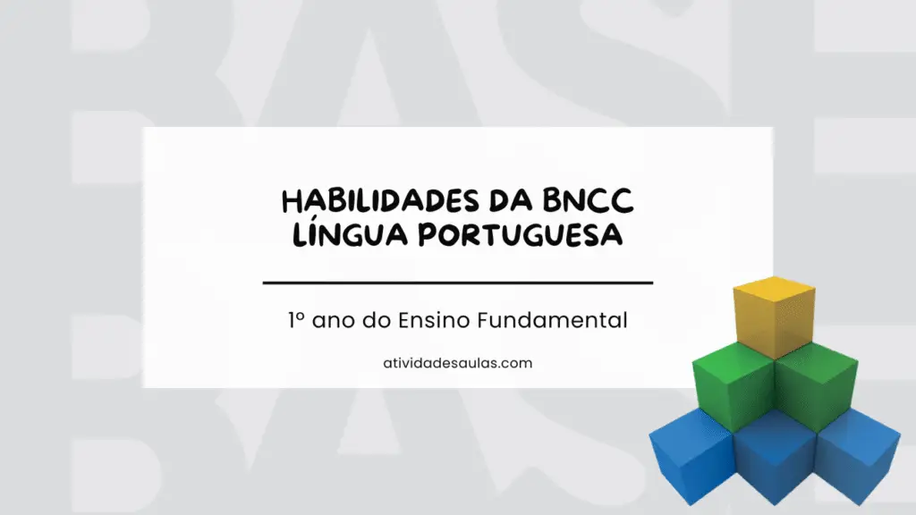 Habilidades Da BNCC De Lingua Portuguesa 1o Ano Ensino Fundamental I