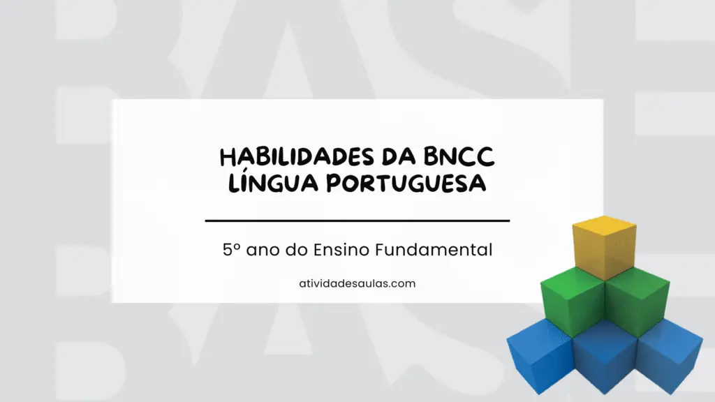 Habilidades Da BNCC De Lingua Portuguesa 5o Ano Ensino Fundamental I