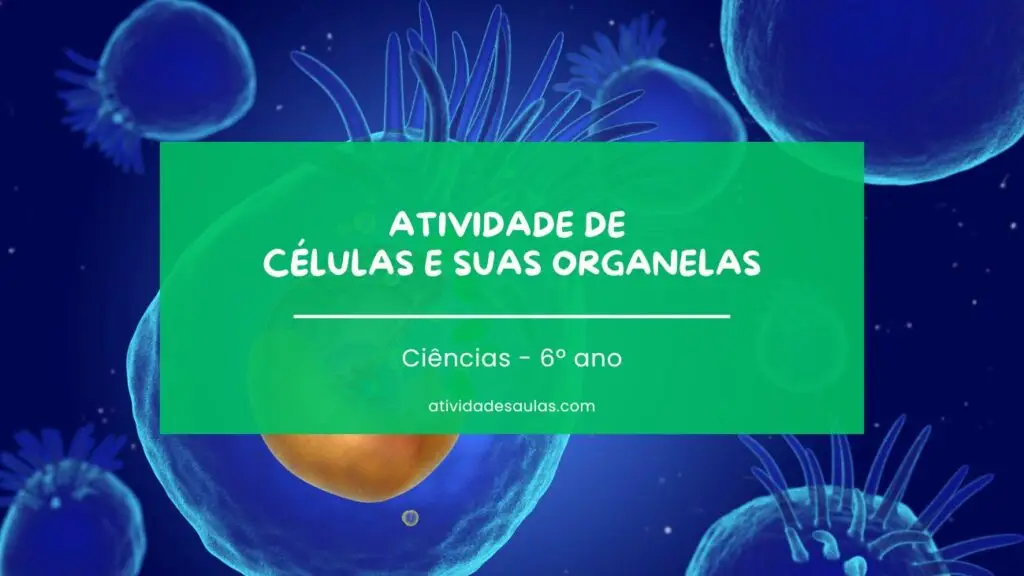 Atividade De Celulas E Suas Organelas Ciencias 6o Ano 1