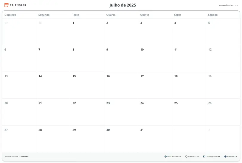 atividade calendário: dias, meses e semanas