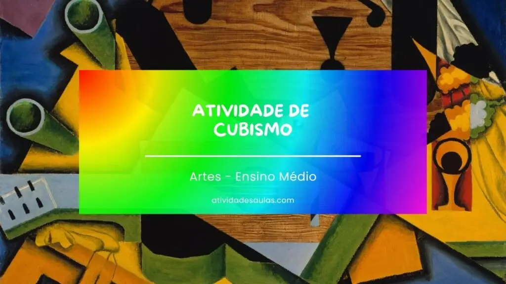 Atividade De Cubismo Ensino Medio Artes