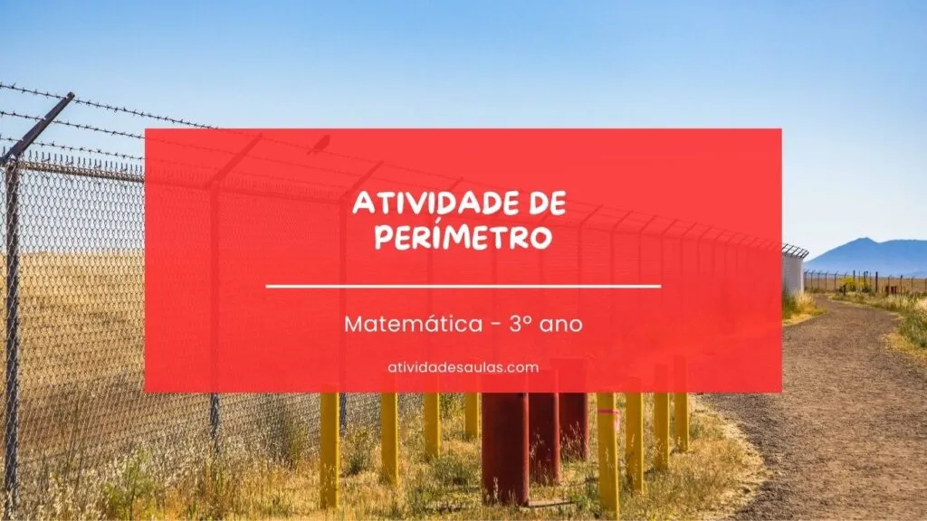 Atividade De Perimetro 3o Ano