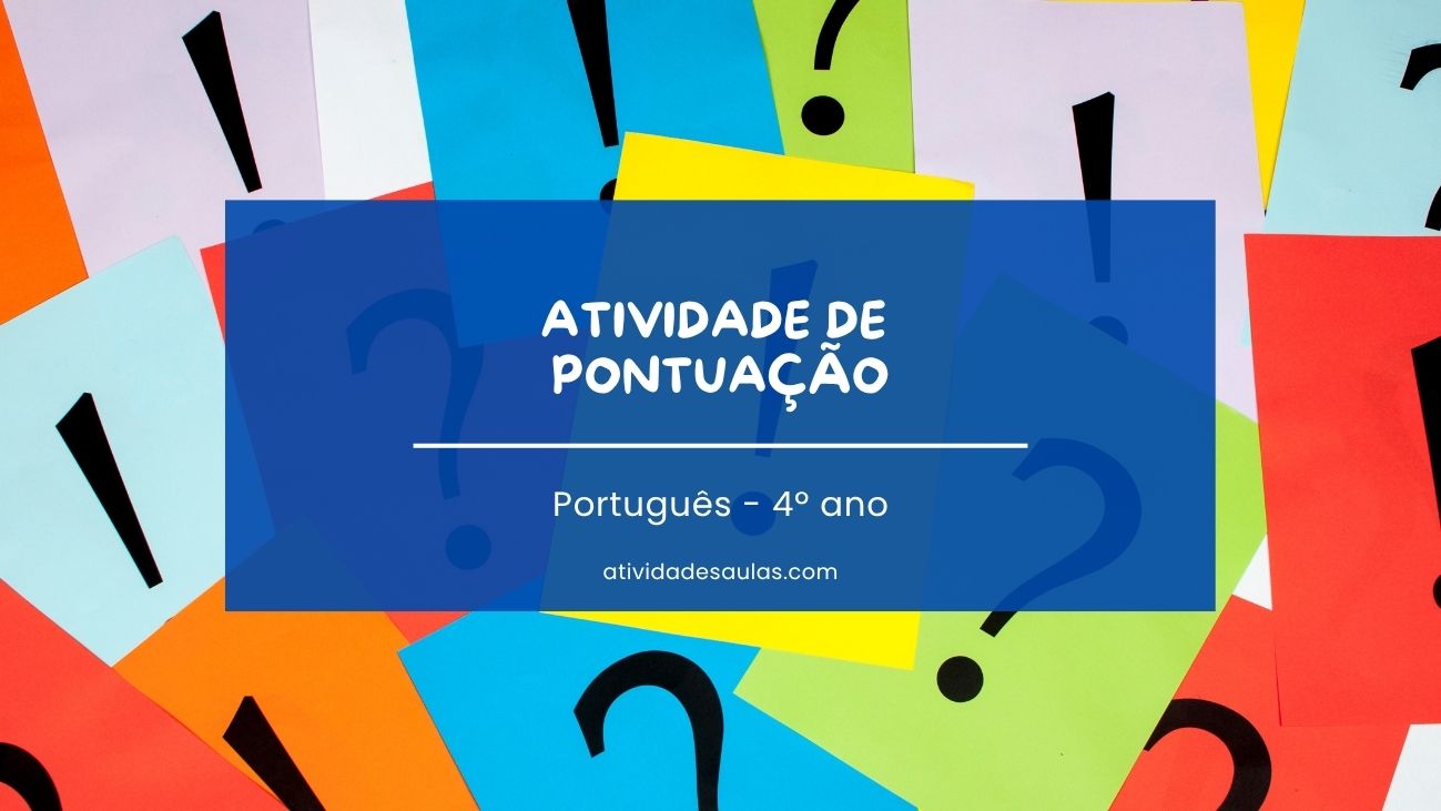 Atividade De Pontuacao 4 O Ano