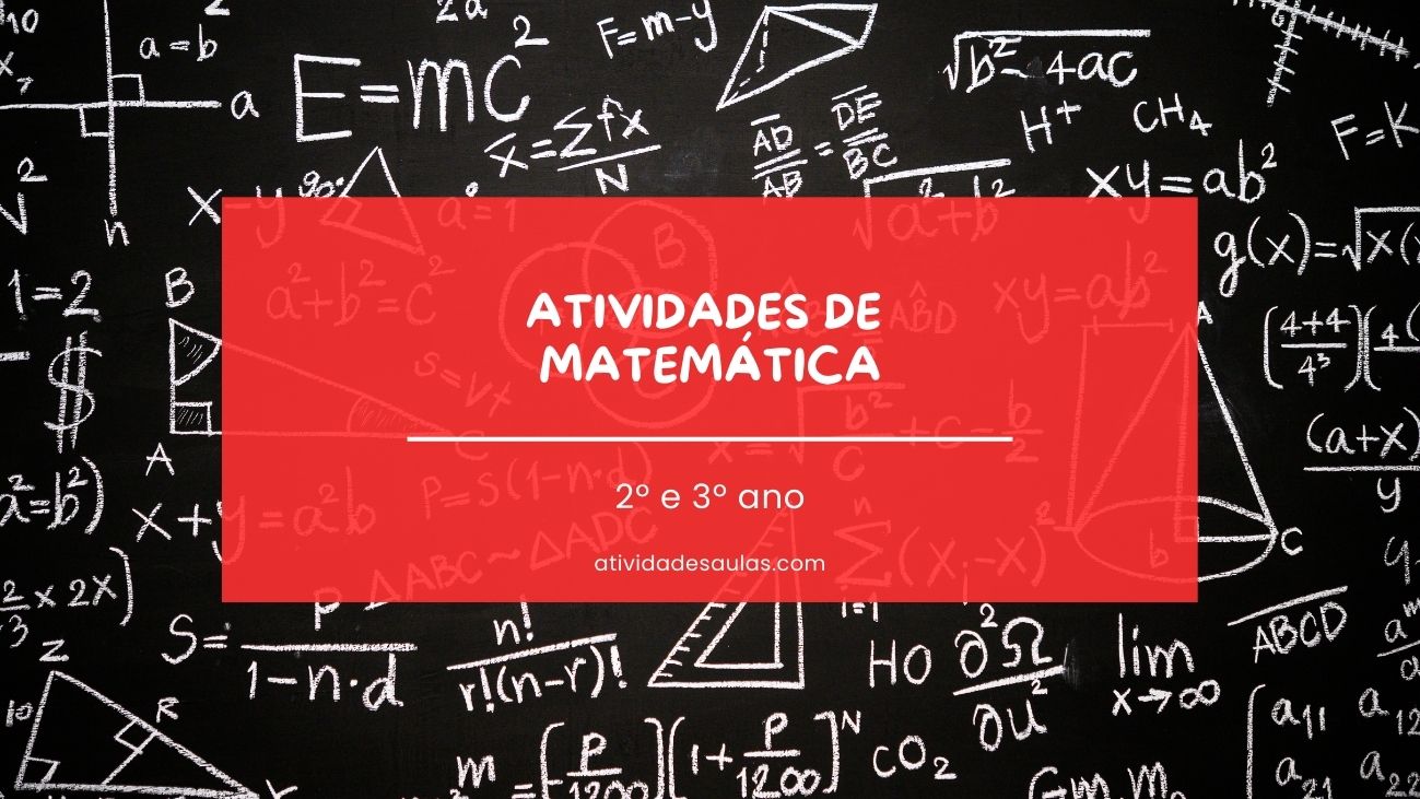 atividades de matemática 2º e 3º ano