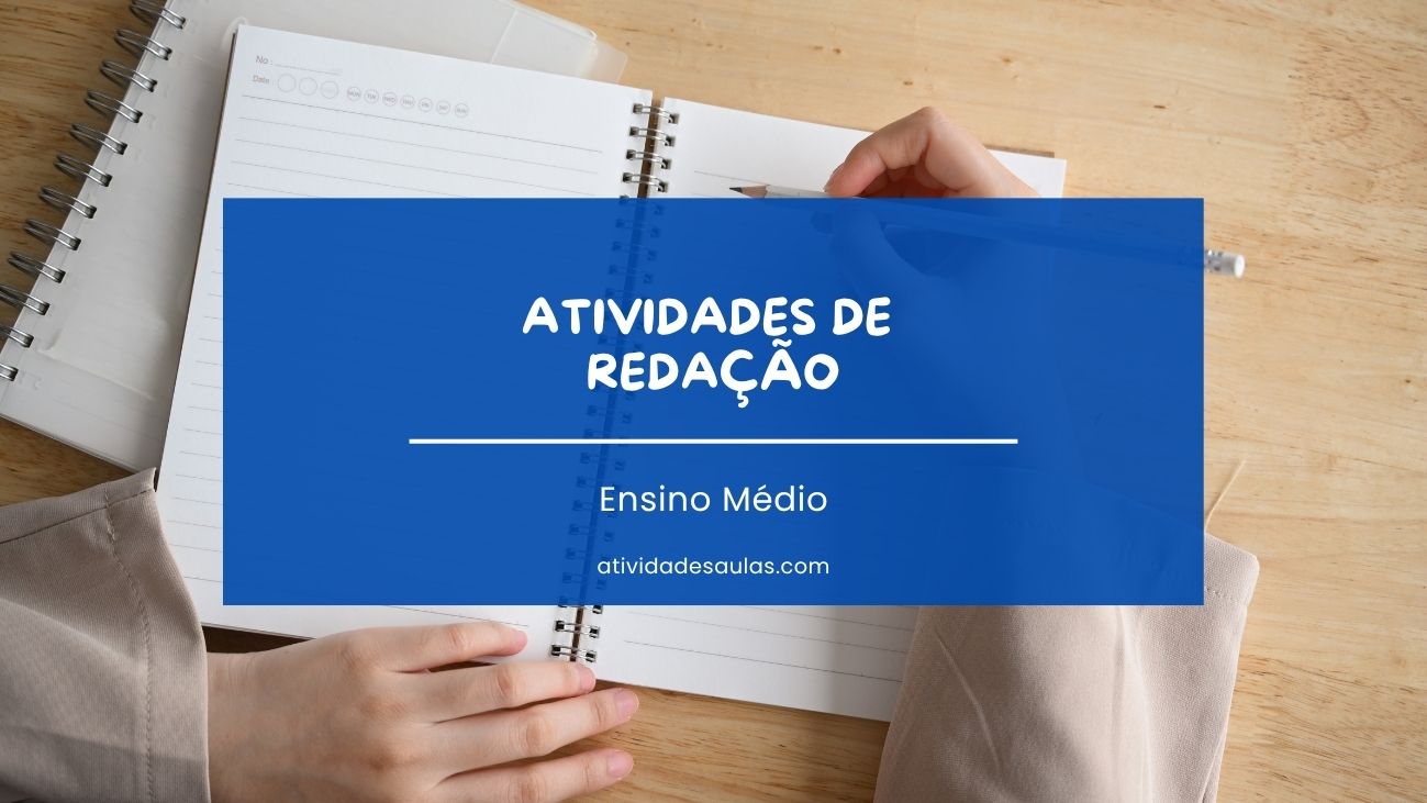 atividades de redação ensino médio