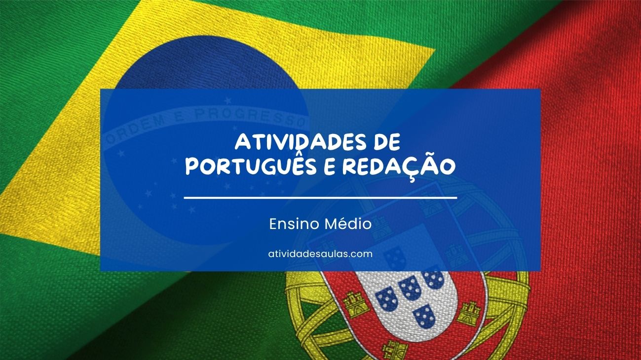 Atividades Portugues E Redacao Ensino Medio