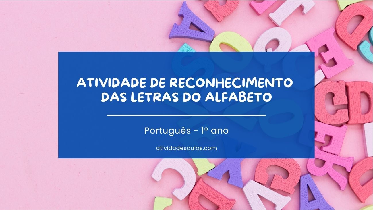 Atividade De Reconhecimento Das Letras Do Alfabeto