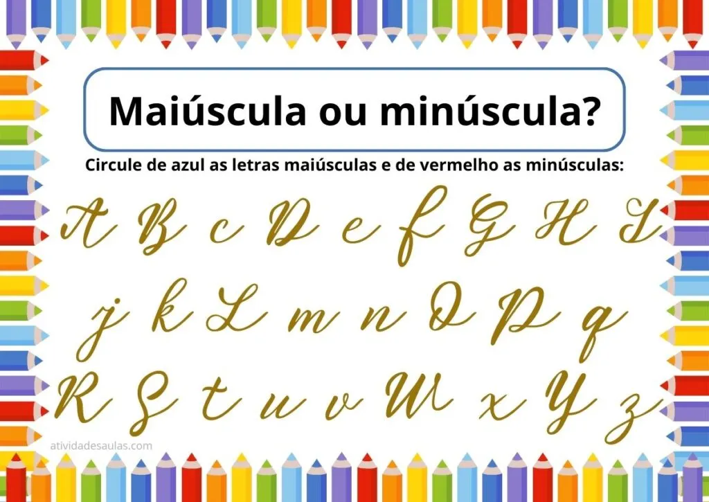 Atividade De Letras Do Alfabeto 2
