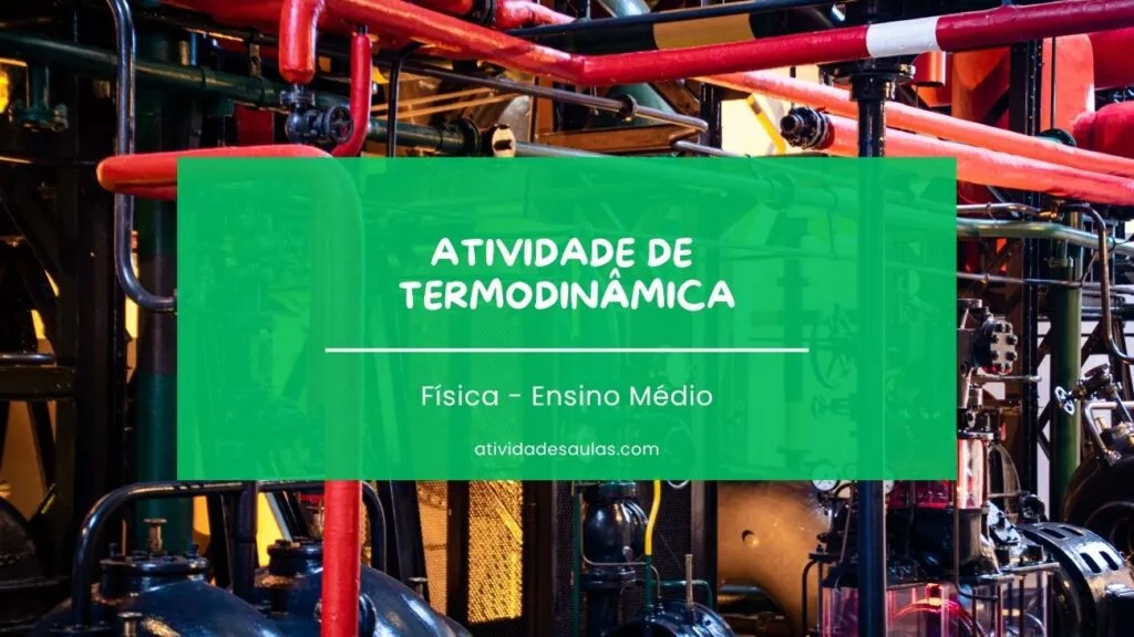 Atividade De Termodinamica Ensino Medio 1