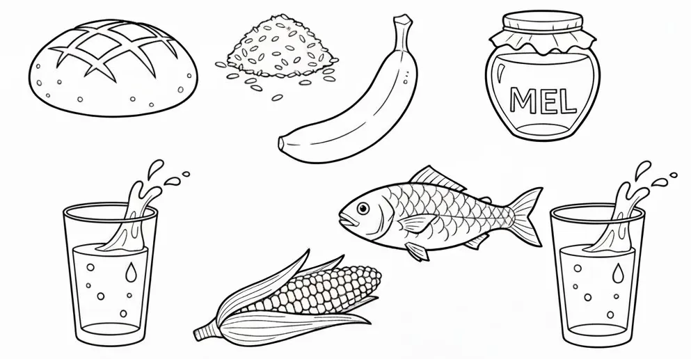 Atividade De Alimentos Sagrados 1