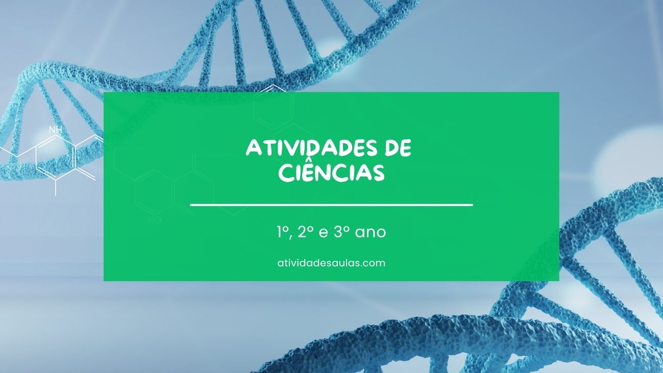 atividade de ciências 1o 2o 3o ano
