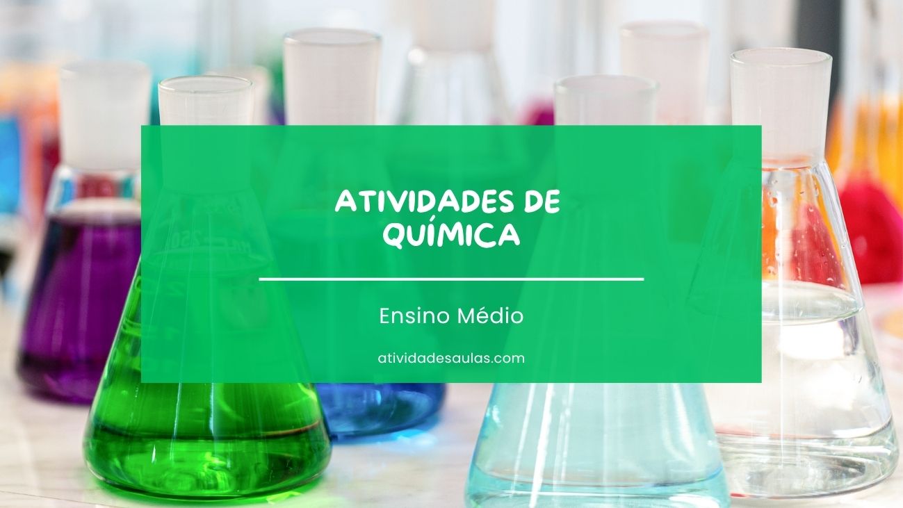 atividades de quimica – ensino medio