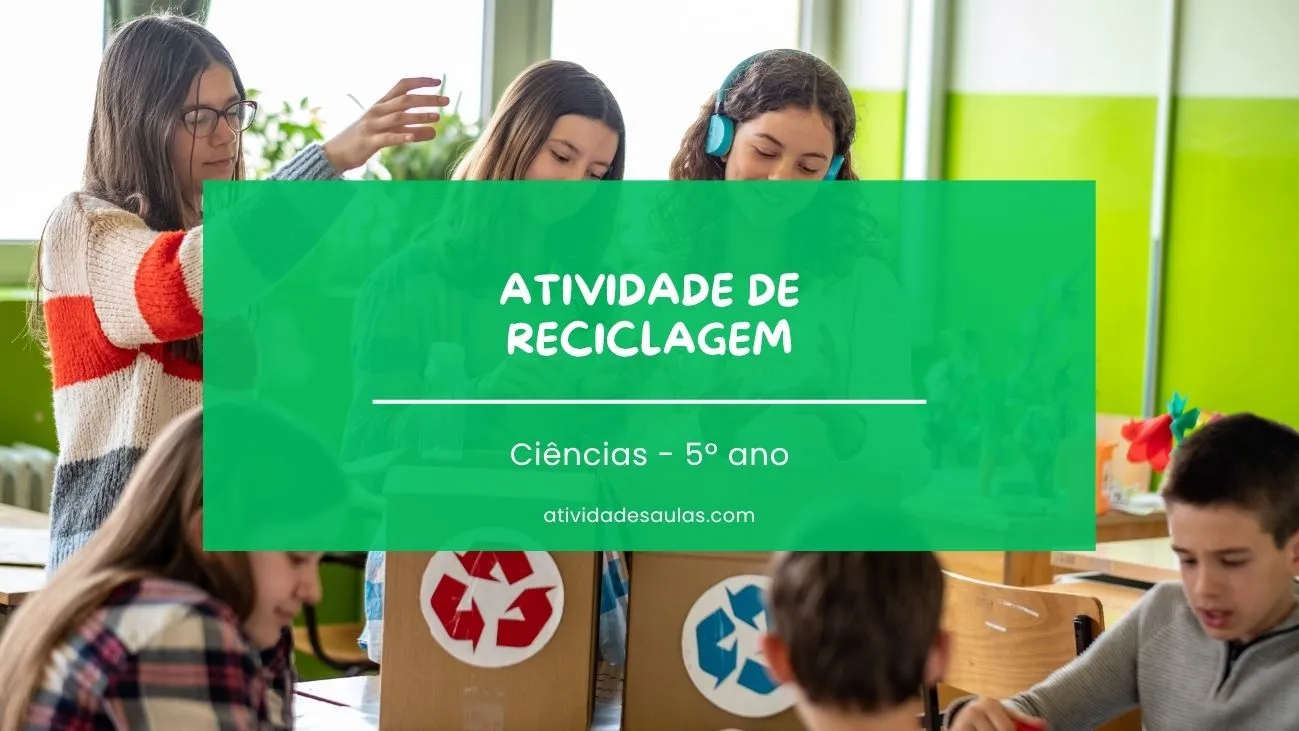 Atividade de reciclagem – 5º ano