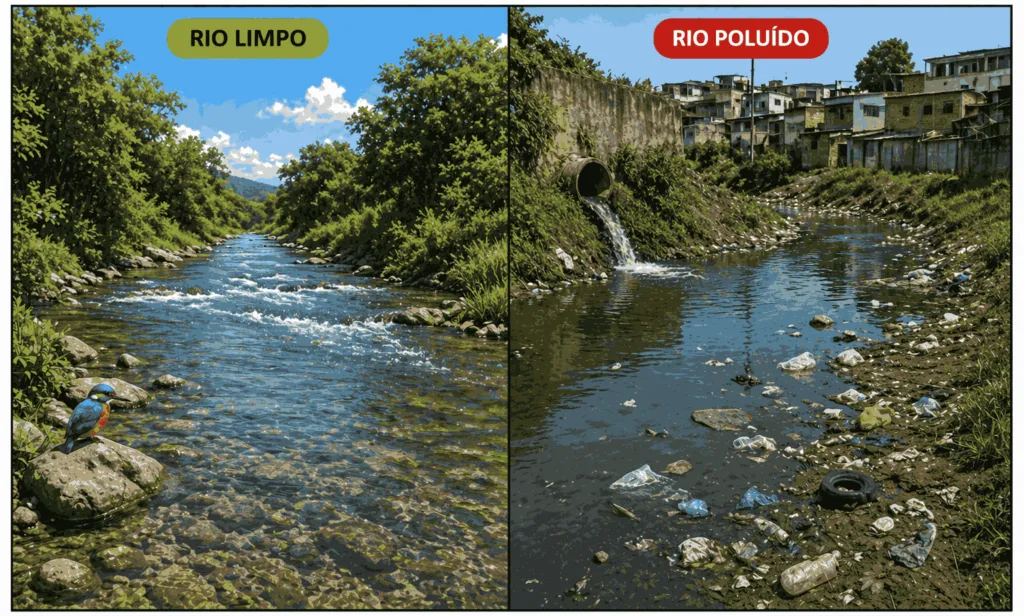 atividade de impactos das ações humanas