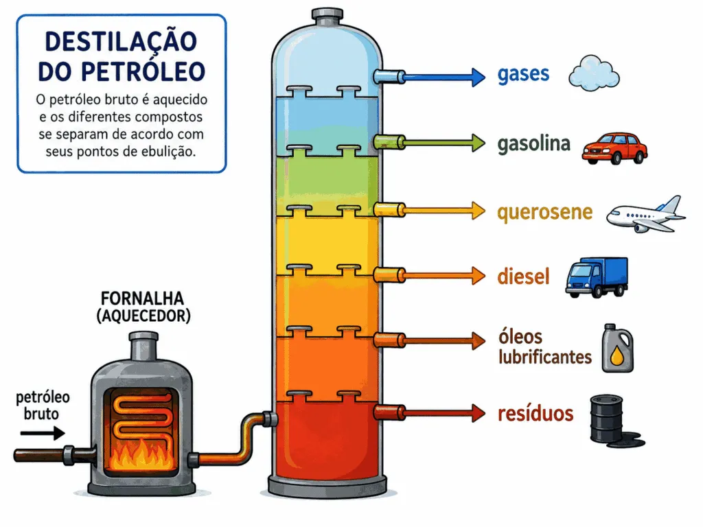Atividade sobre tipos de mistura - 6º ano