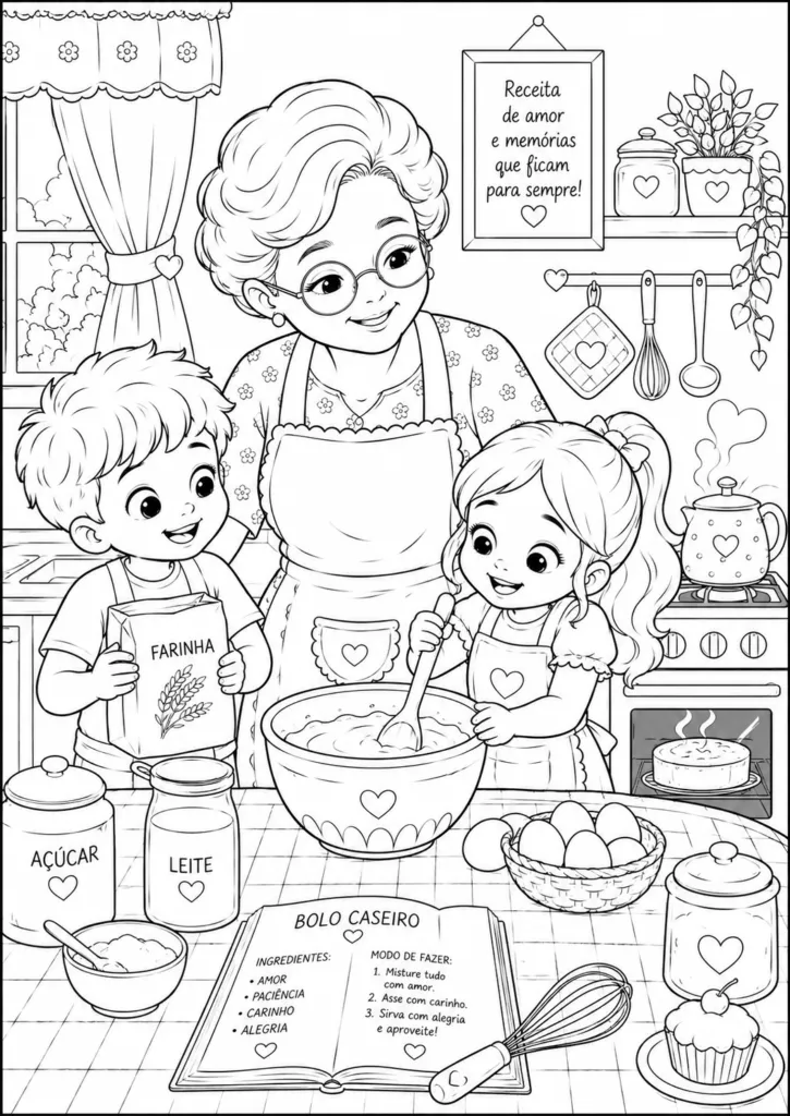 dia das mães para colorir e imprimir