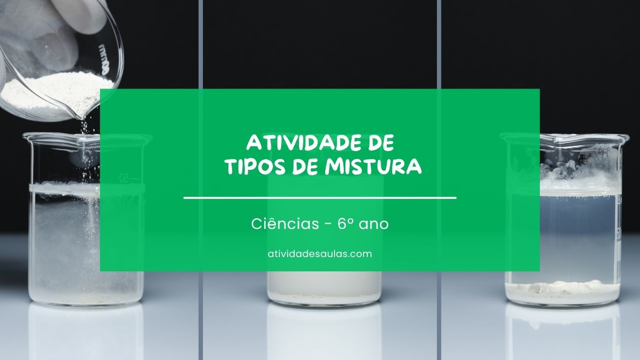 Atividade Sobre Tipos De Mistura 6o Ano 1