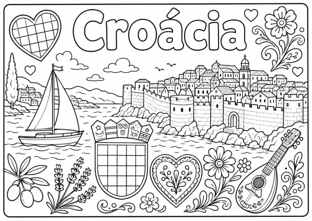 Grupo L para colorir - Copa do Mundo