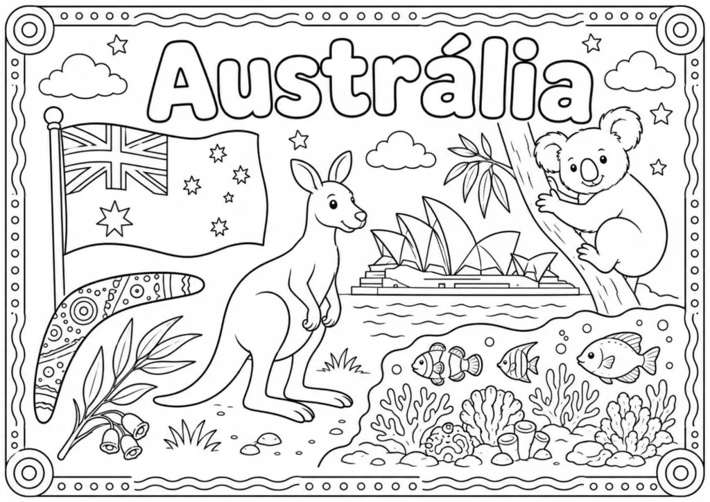 Grupo D para colorir - Copa do Mundo