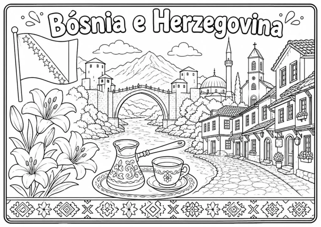 Grupo B para colorir - Copa do Mundo
