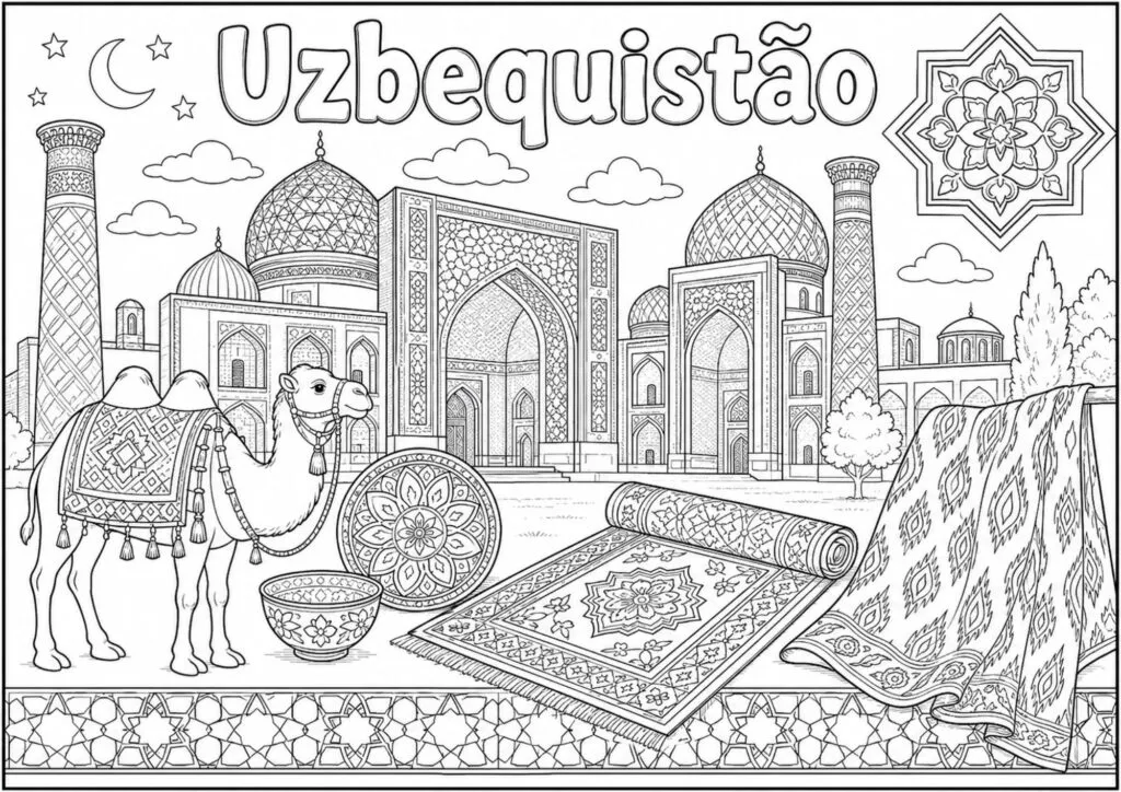Grupo K para colorir - Copa do Mundo