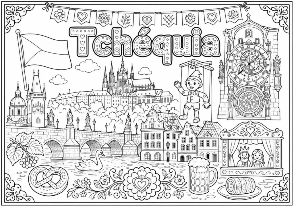Grupo A para colorir - Copa do Mundo