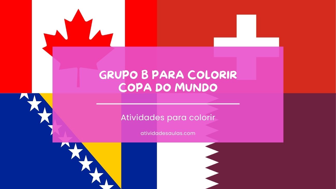 Grupo B Para Colorir Copa Do Mundo