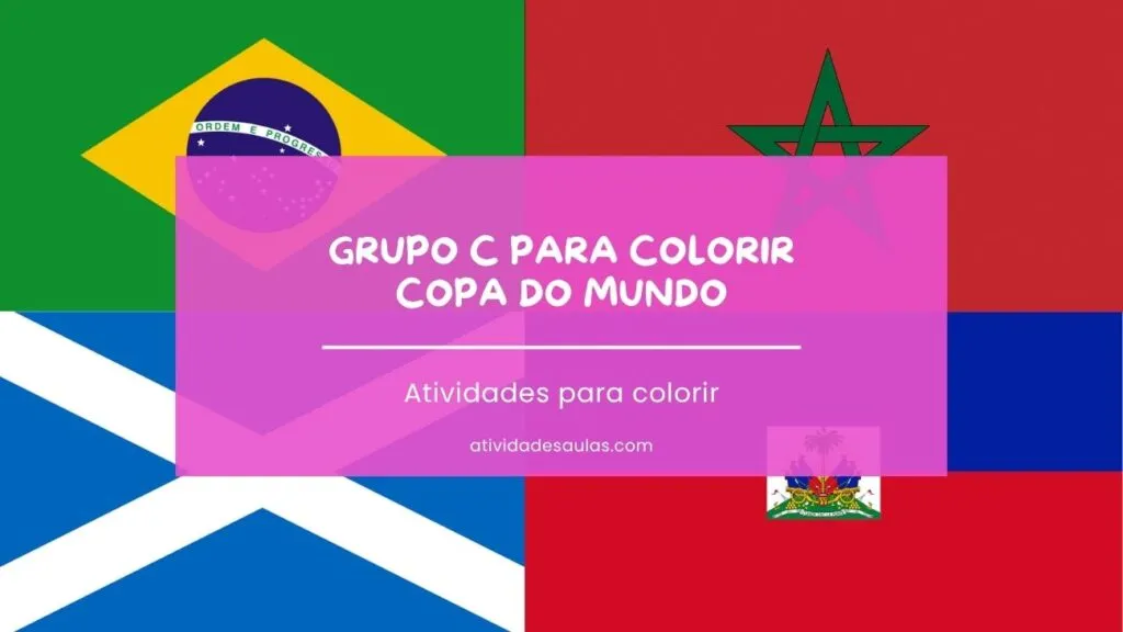 Grupo C Para Colorir Copa Do Mundo