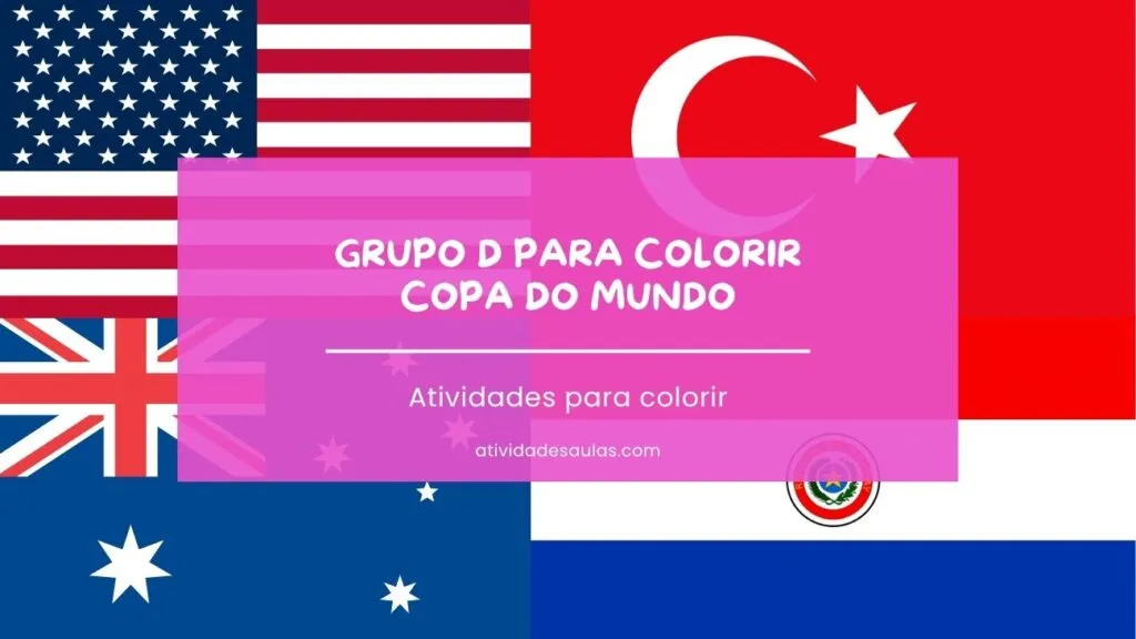 Grupo D Para Colorir Copa Do Mundo