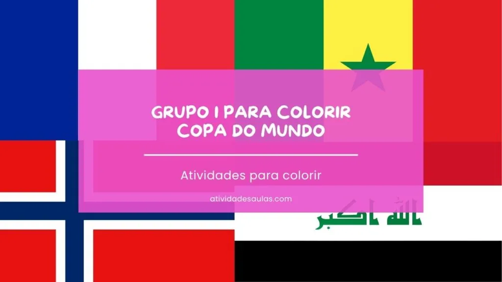 Grupo I Para Colorir Copa Do Mundo