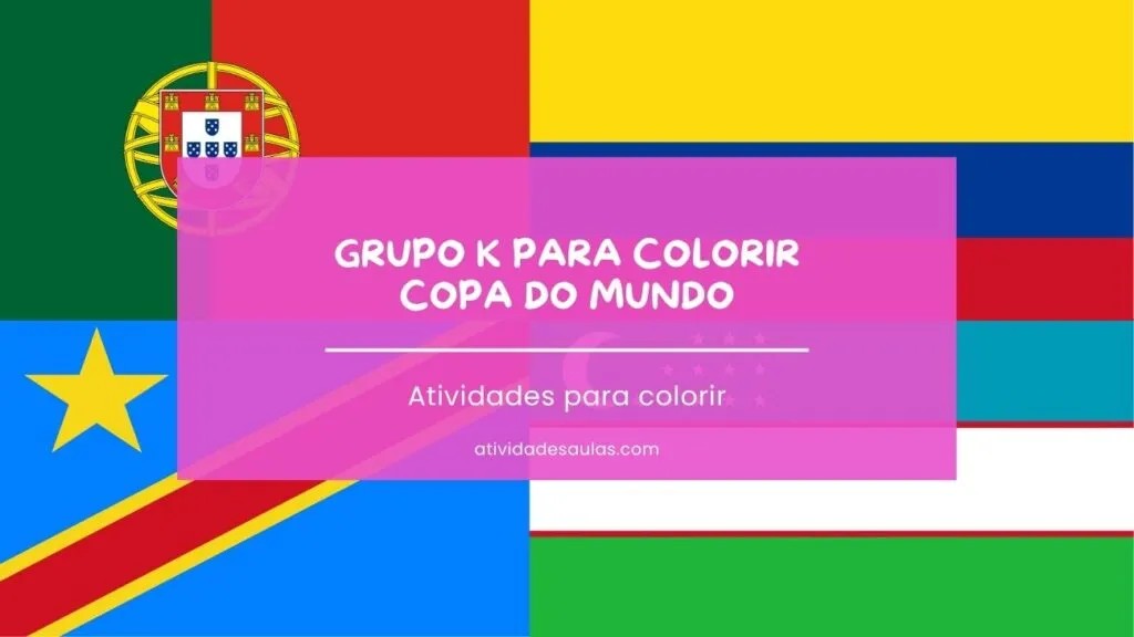 Grupo K Para Colorir Copa Do Mundo