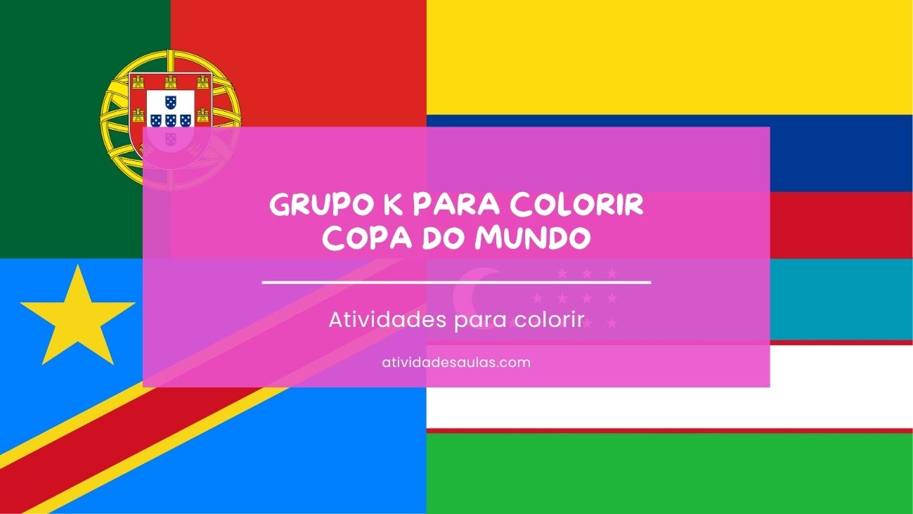 Grupo K Para Colorir Copa Do Mundo