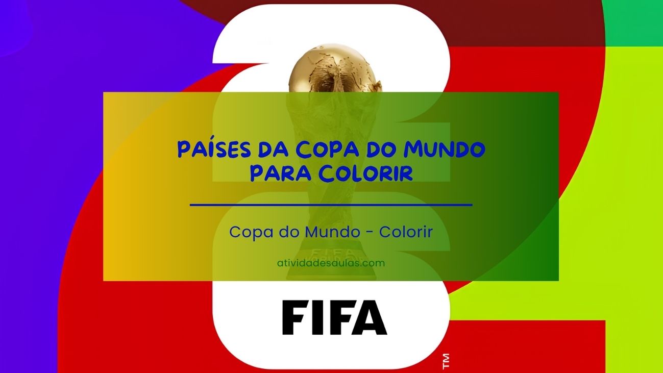 países da copa do mundo para colorir