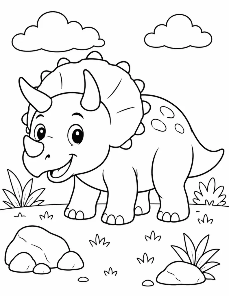 Dinossauros para colorir