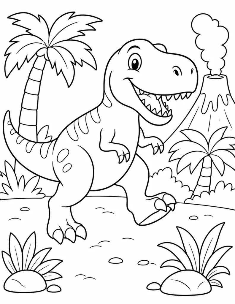 Dinossauros para colorir
