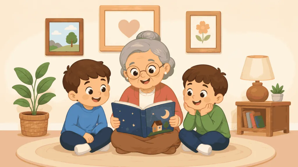 Atividade de histórias da família