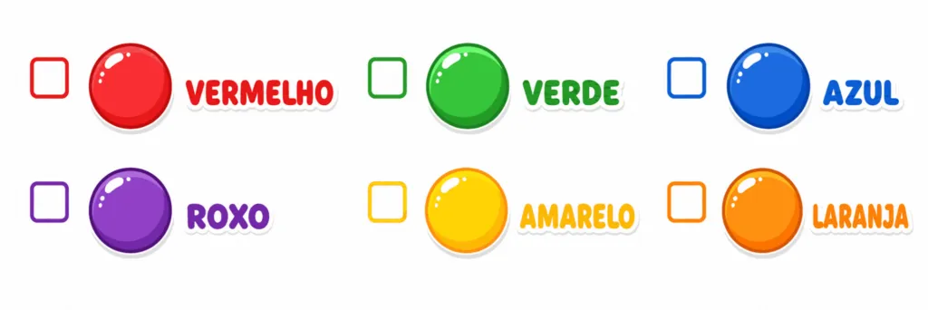 Atividade de cores primárias