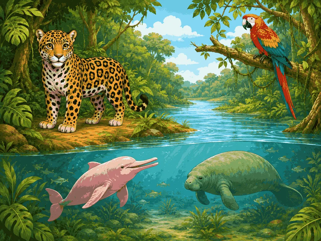 Atividade de Animais da Amazônia