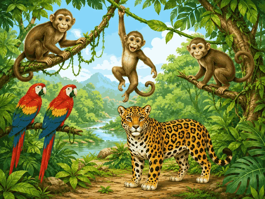 Atividade de Animais da Amazônia