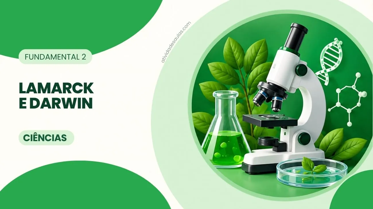 Atividade de Lamarck e Darwin – 9º ano – com gabarito (PDF) – EF09CI10 Atividade de Lamarck e Darwin – 9º ano – com gabarito (PDF) – EF09CI10