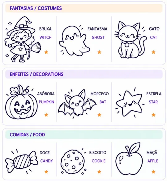 atividade de halloween