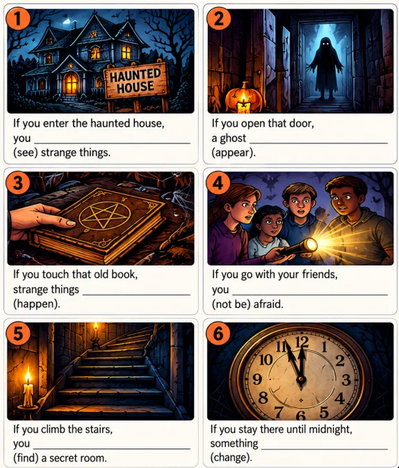 Atividade sobre Halloween - 8º e 9º ano - pronta para imprimir com gabarito (PDF)