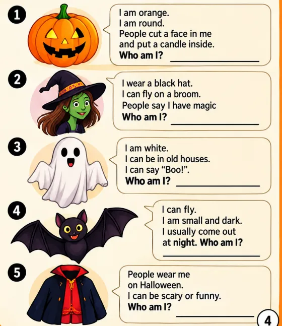 Atividade de Halloween: Dia das Bruxas - 6º e 7º ano - pronta para imprimir (PDF)