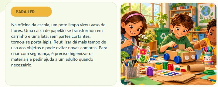 Atividade de Consumo Consciente e os 3 Rs