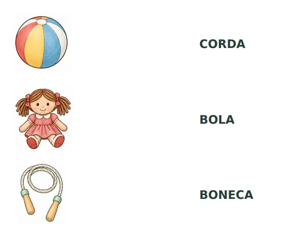 Atividade dia das Crianças: a mala das brincadeiras - 1º ano - com gabarito (PDF)